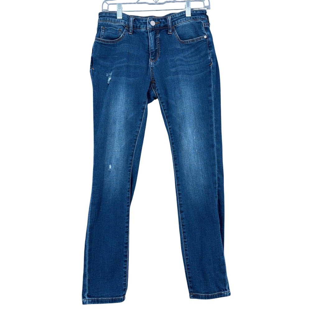 Pilcro and the Letterpress Stet Women 28 Cotton Spandex Blue‎ Skinny Jeans